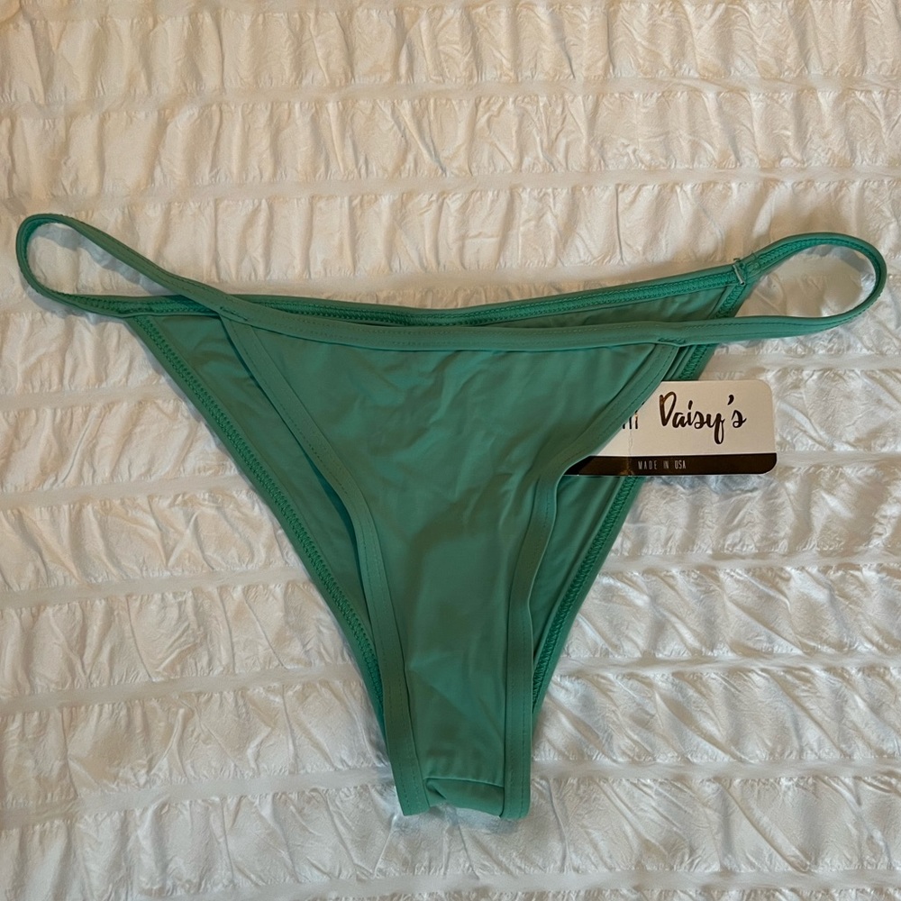 Blue/Green Dippin Daisys Swim Bottom size Medium new with tag